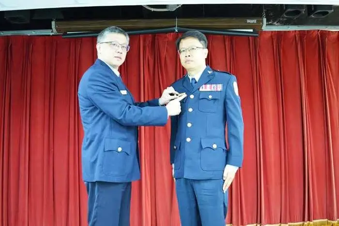 金門刑警大隊迎新血!白勝雄接任大隊長,局長黃壬聰期許:全力打詐、掃毒