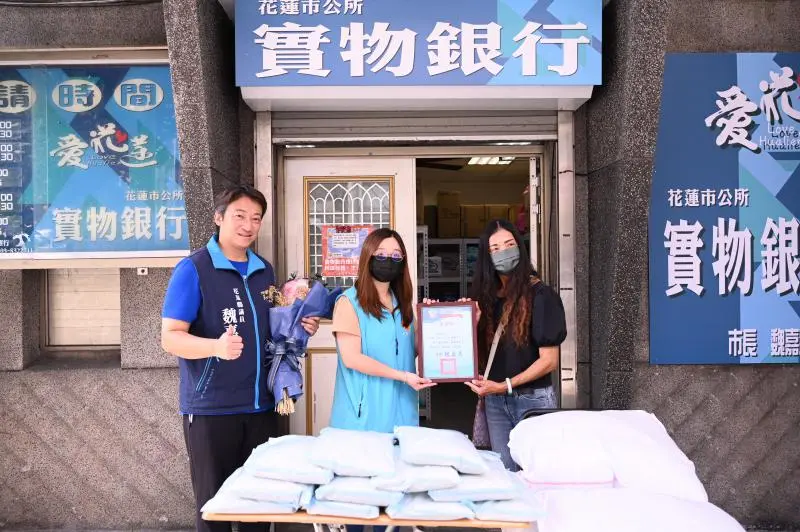 富里鄉稻農李春女捐贈稻米 助弱勢家庭享新鮮白米飯