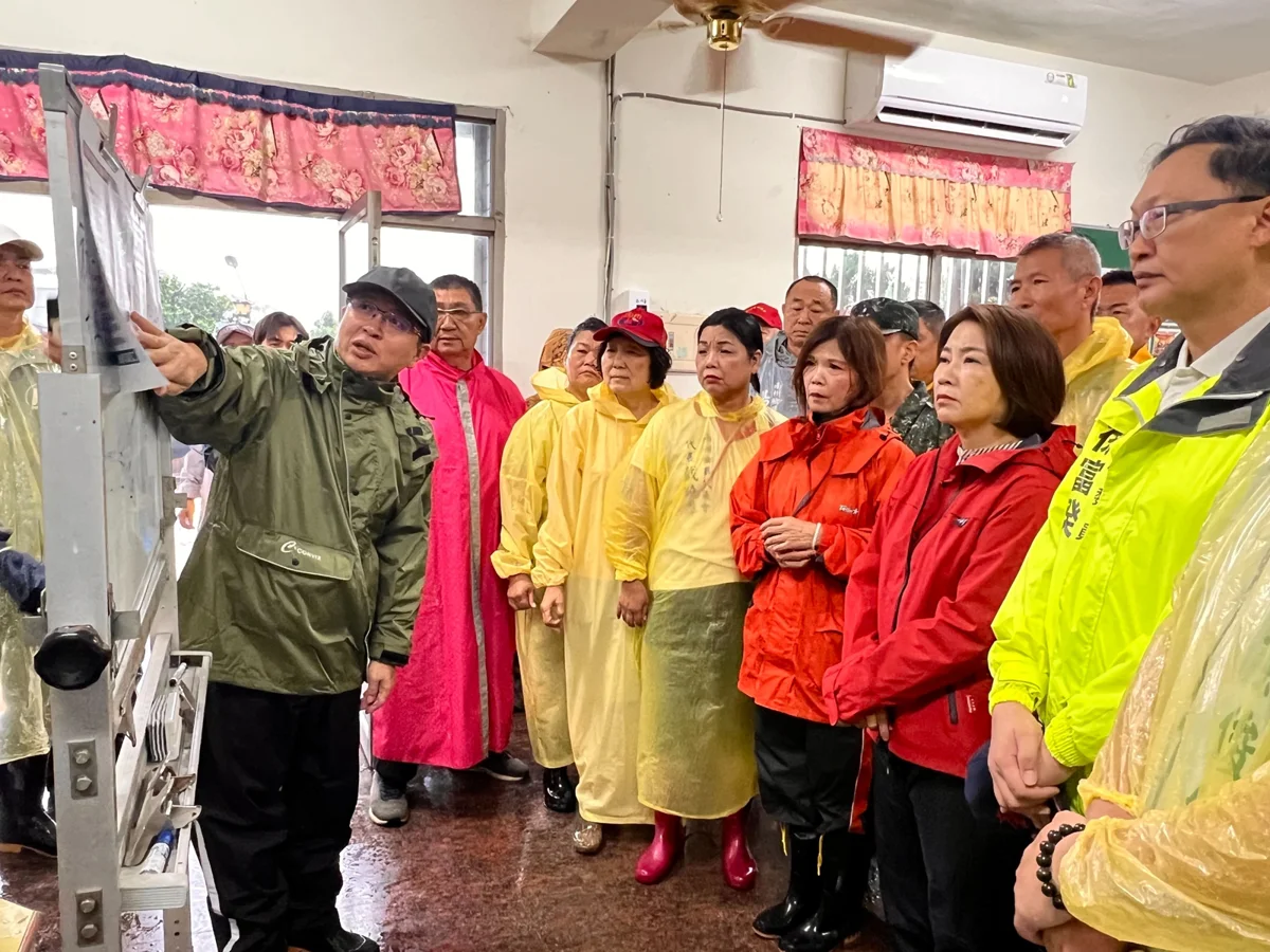 屏東豪雨狂炸!縣長周春米急赴3鄉鎮視察 豪砸5.5億升級抽水站
