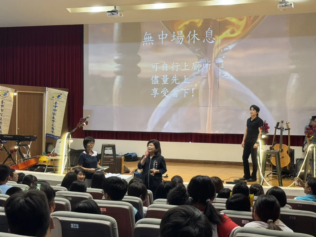 急診室故事變搖滾樂!玫瑰墓樂團巡迴台中10校 唱出生命教育新篇章