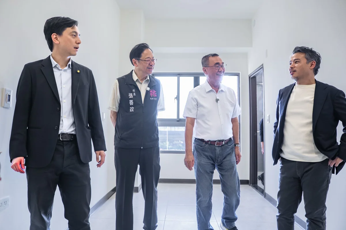 桃園青年與婚育家庭看過來!張善政視察蘆竹A11安置住宅,力推「可負擔住宅」新政