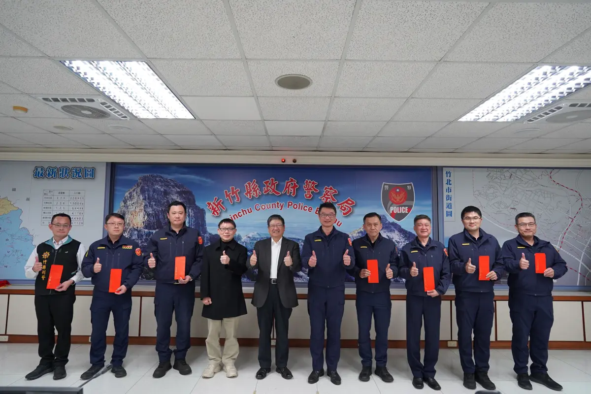 竹縣春安工作正式開跑!楊文科慰勉近5千警民力 揭示15天維安3大重點