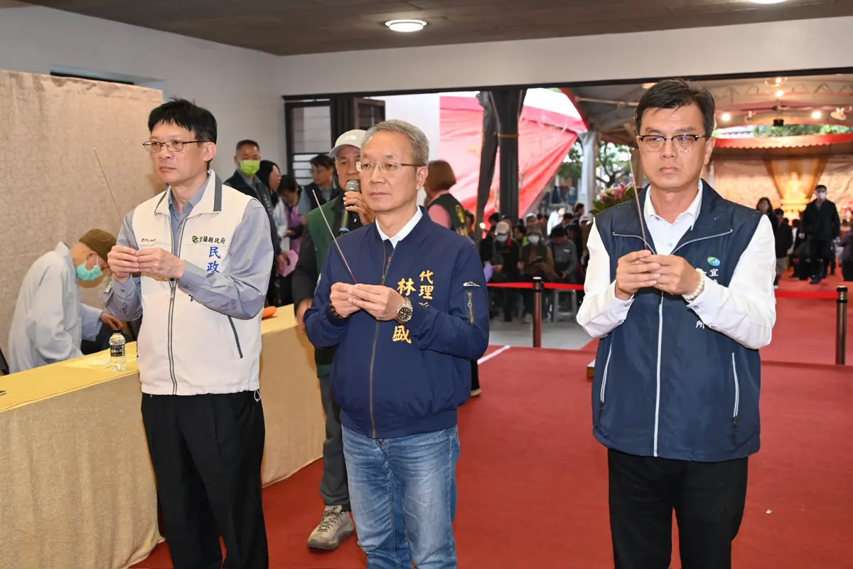 員山福園春祭法會登場！代理縣長林茂盛宣布：三期納骨樓新櫃位4/13開放選購