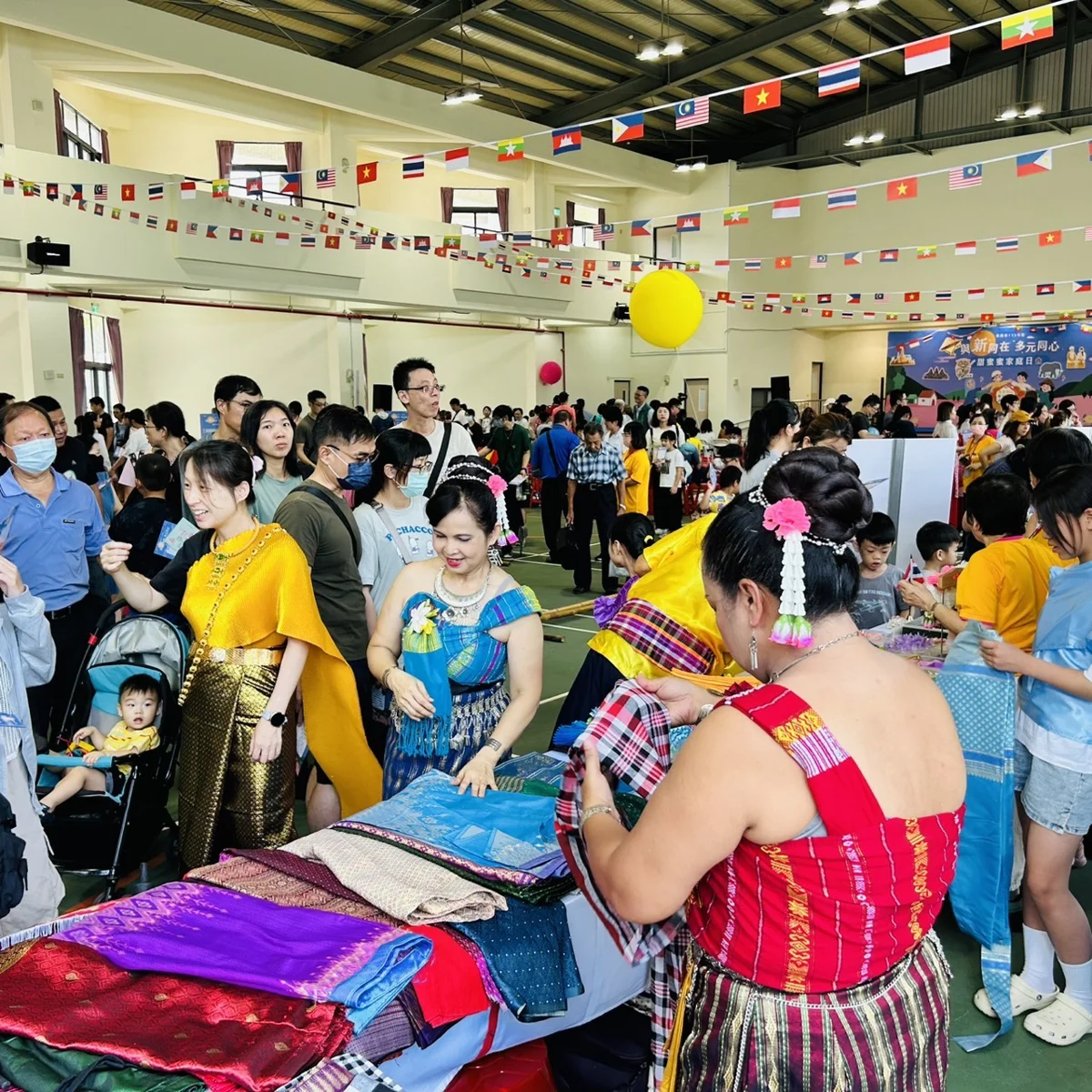 【中秋連假好去處】免出國玩遍東南亞!台南新住民家庭日各國文化闖關大公開