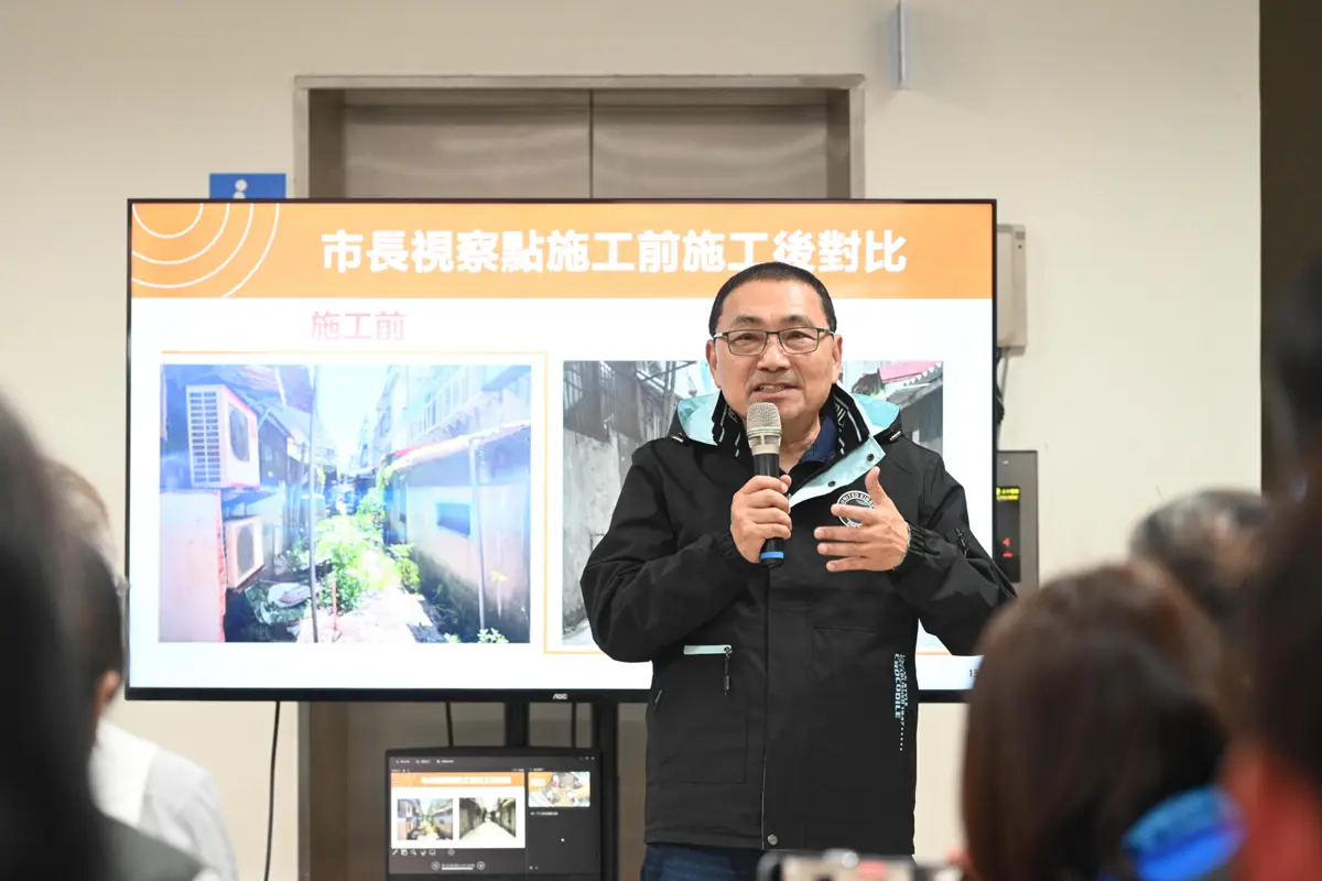 新北污水接管數全國第一!侯友宜視察三峽工程 揭2030年百萬戶目標