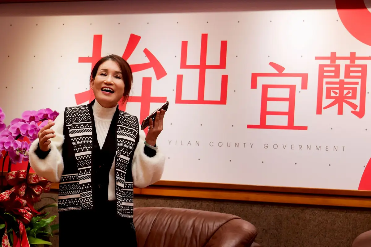 「宜蘭原民之光！」旅日泰雅唱將麗珠紅回故鄉 代理縣長林茂盛盛讚：蘭陽的驕傲