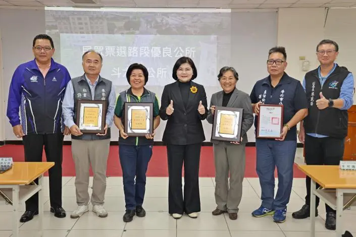 雲林道路考核揭曉!莿桐鄉連霸奪冠 獲400萬獎金續造友善人行道
