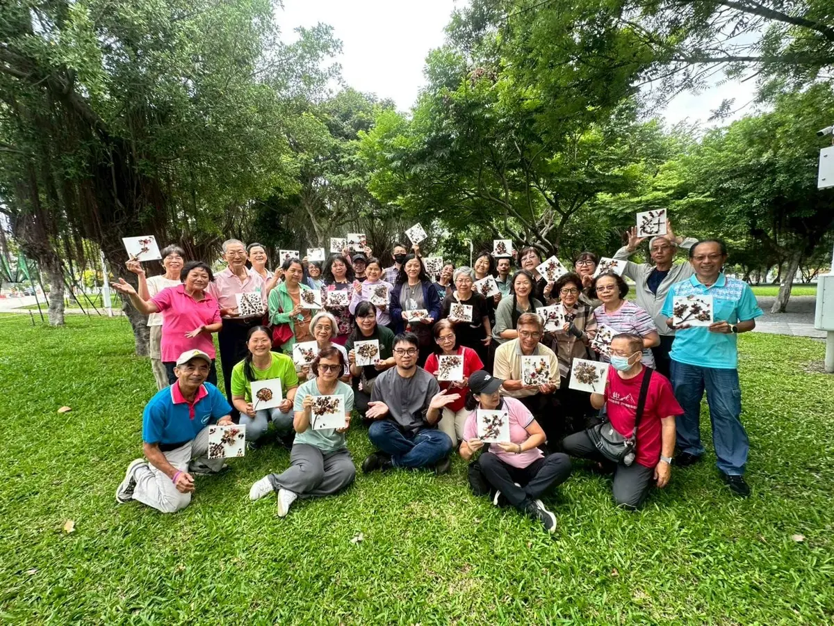 水湳中央公園變身「自然手作教室」!果實種子DIY,大人小孩都能學的永續新玩法