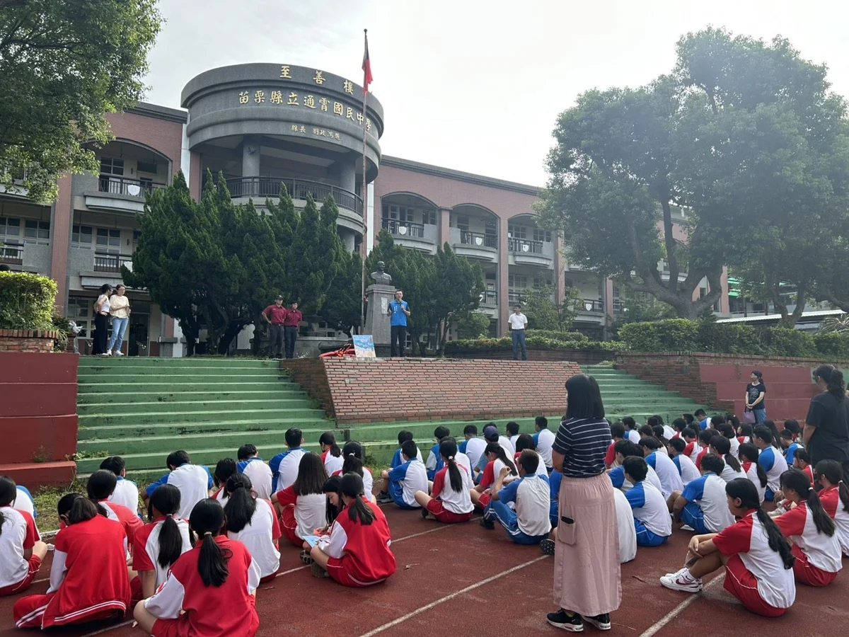 通霄消防前進校園!通霄國中生動防災宣導 強化學子防溺意識