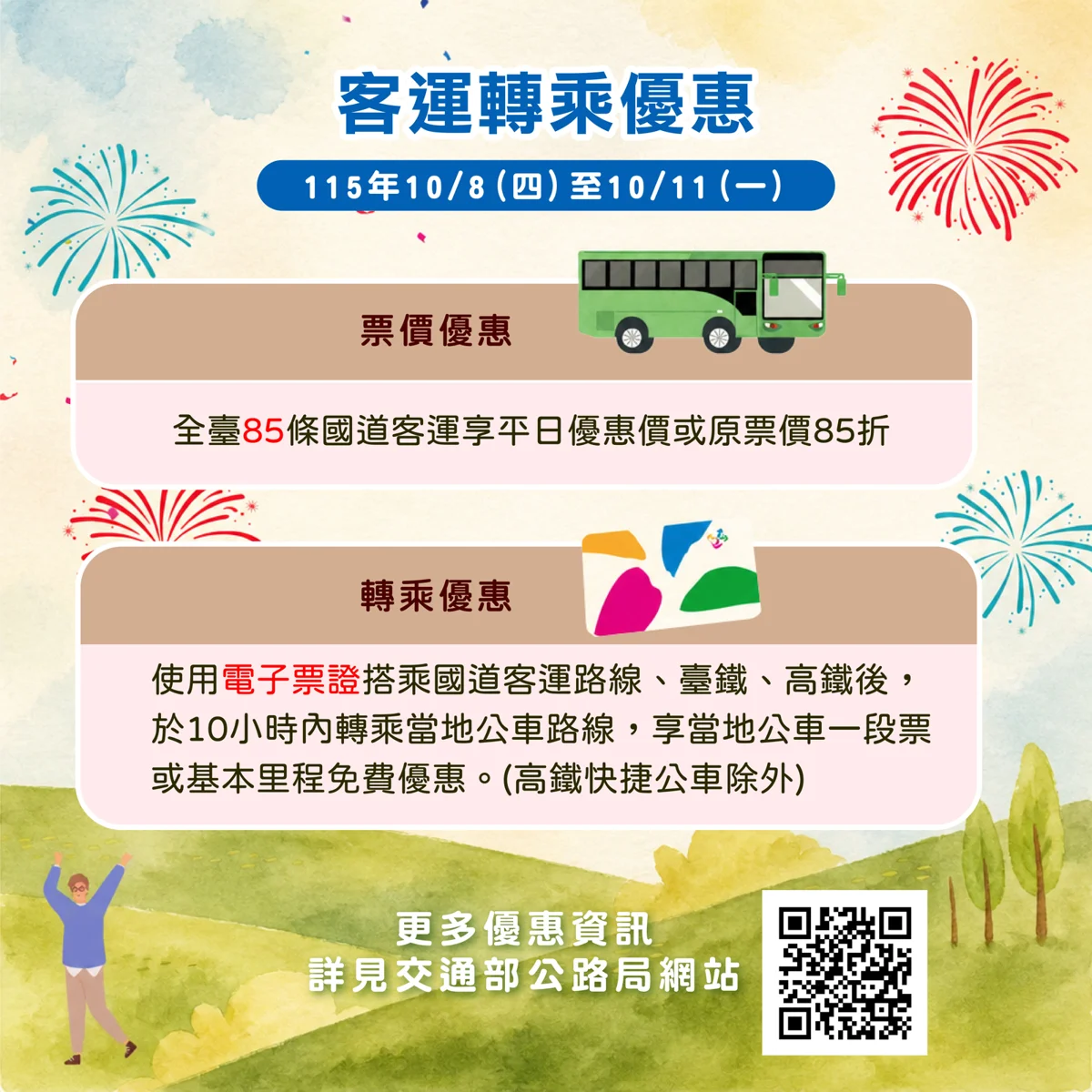 2026雙十連假出遊必看!超實用交通懶人包大公開