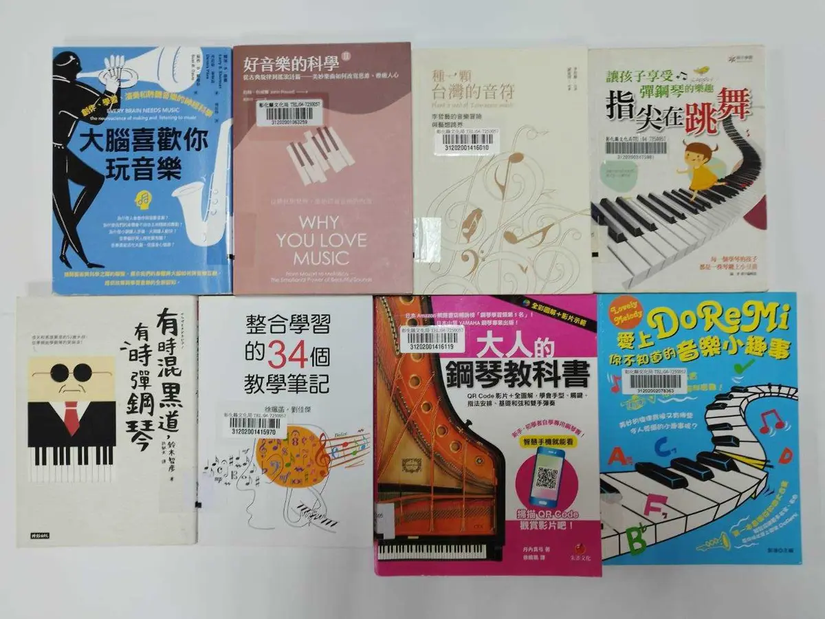 彰化縣圖書館「音樂療癒」書展登場!從樂理到樂器,零基礎也能輕鬆入門