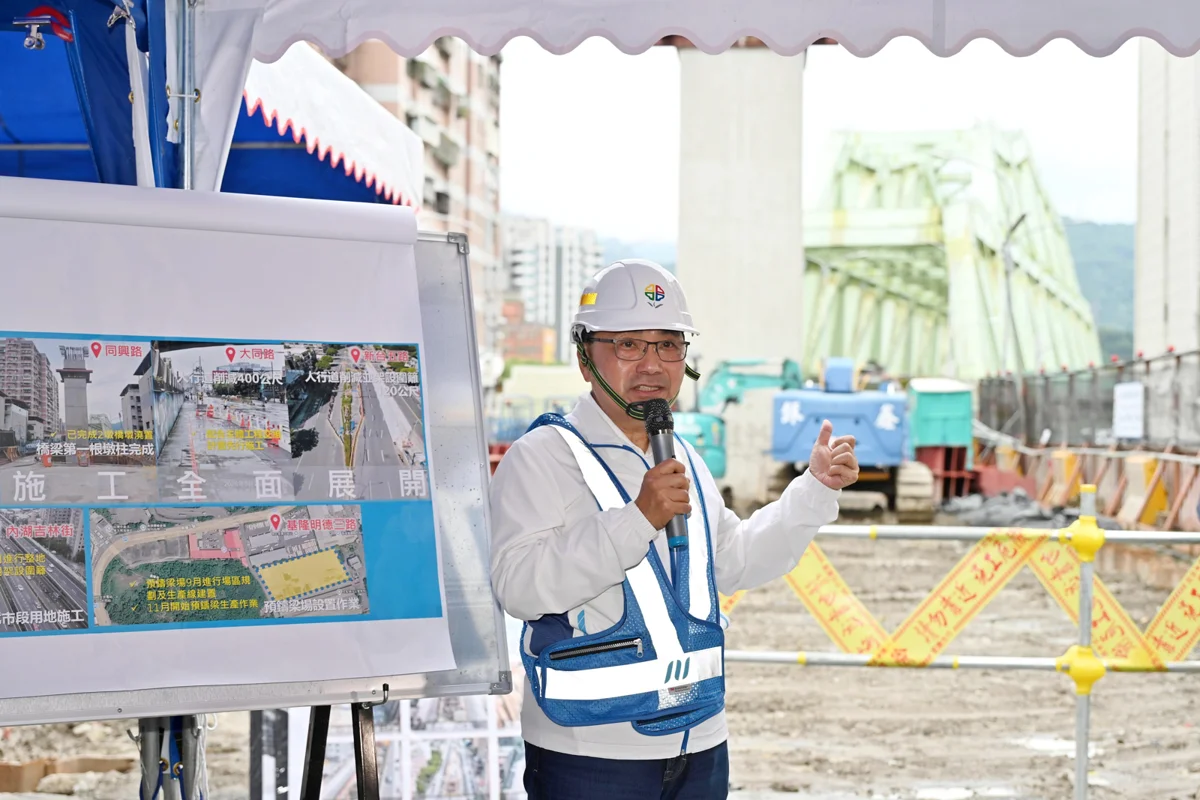 汐東線進度達31.23%！侯友宜視察汐止建設 力拚2032年完工