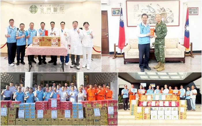 【中秋送暖】金門縣長陳福海慰勞前線!致敬軍警醫護守護鄉親生命線