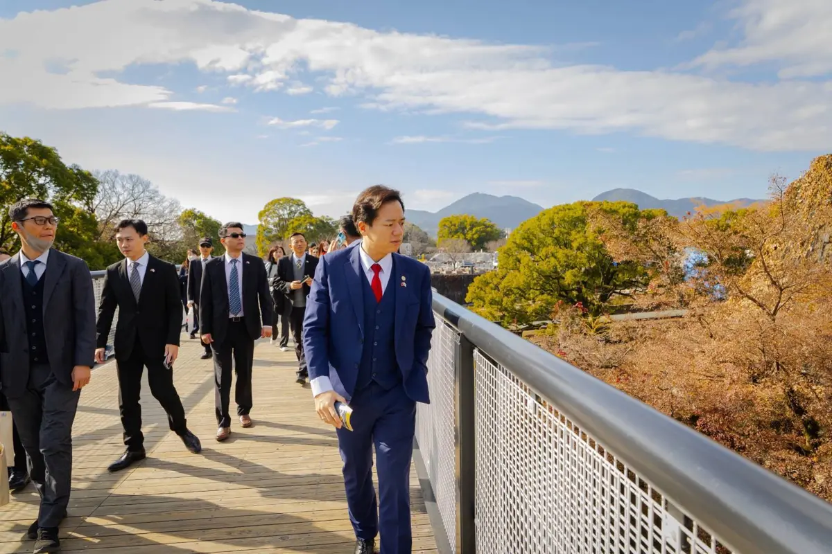 竹市府訪日取經!熊本城震後重生術,將成新竹神社、爽吟閣修復新範本