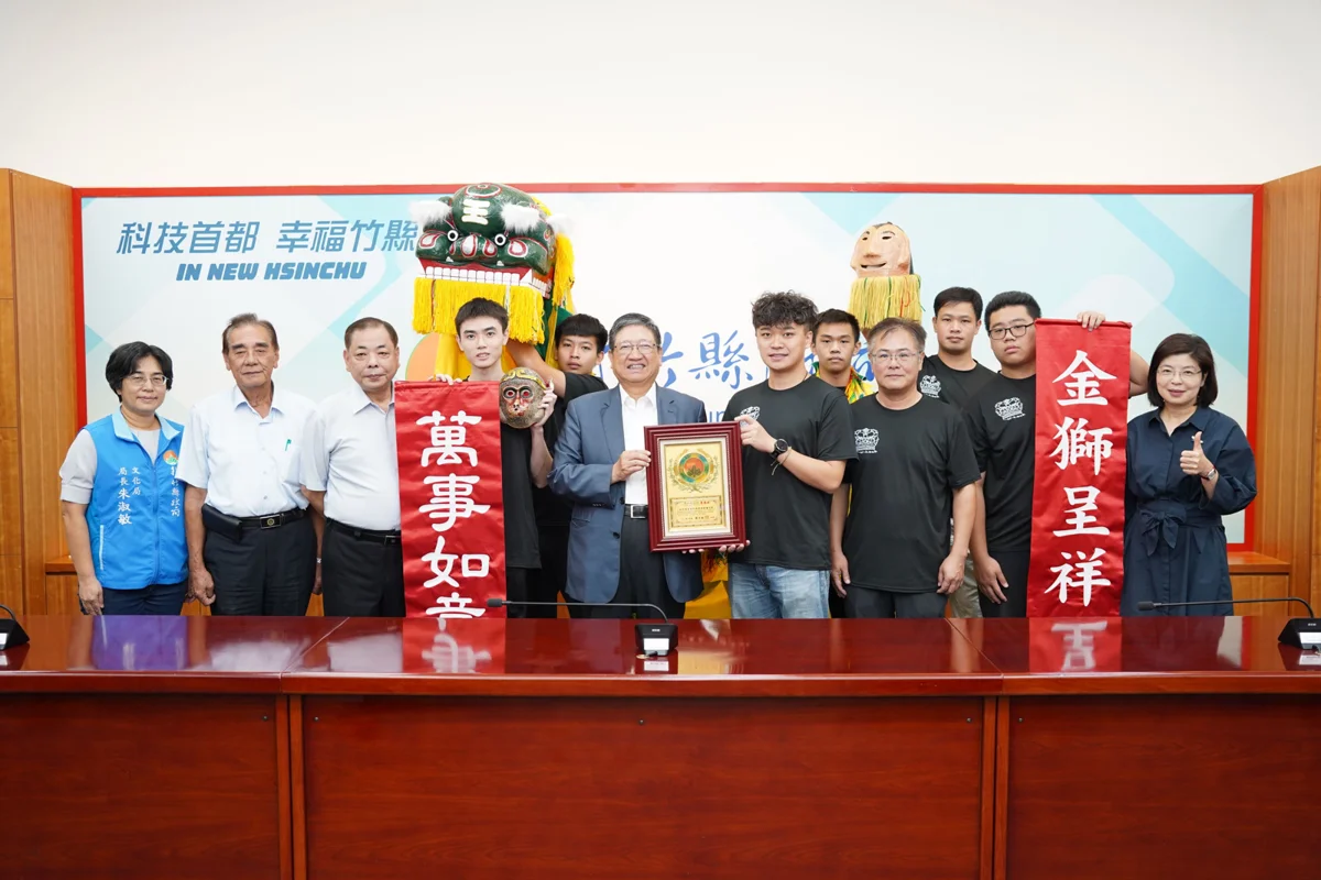 結合高台後空翻驚豔全場!新竹縣客家獅勇奪2026北市龍獅錦標賽冠軍