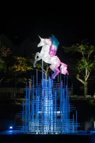 2026月津港燈節開跑！鹽水「雲端光景」點亮夜空，黃偉哲邀你體驗日夜雙重魅力