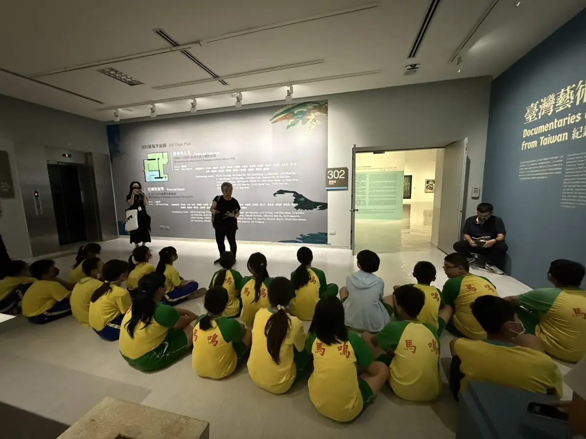 暖心藝術課!中市特教生與普通生攜手創作 國美館裡看見不一樣的火花