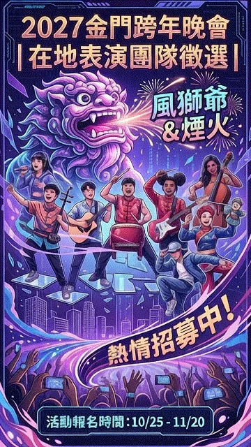 圖片來源:金門縣文化局-藝文活動