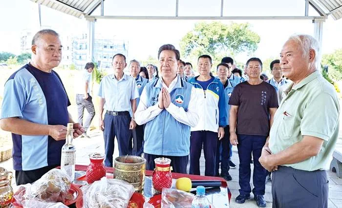金門戰役77週年!陳福海赴金寧安岐將軍廟弔唁兩岸英烈祈和平