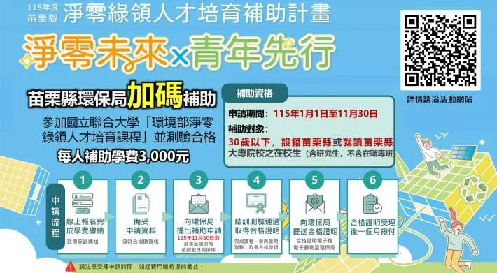 圖片來源:苗栗縣政府
