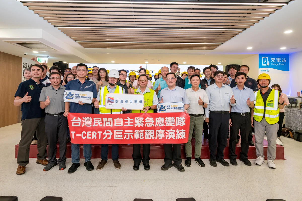 澎湖港務大樓遭強震襲擊?民間自主應變隊T-CERT實戰演練展現神救援