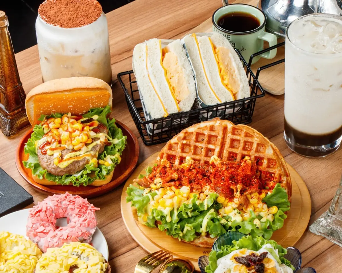「麥田圈翻白眼鬆餅」經國轉運總店!桃園區經國轉運站旁驚豔美式鬆餅小店