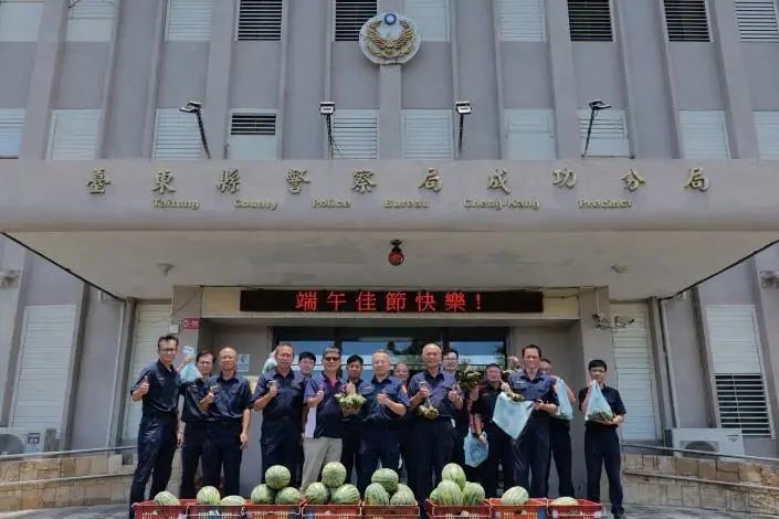 端午節暖心肉粽送達！警友會慰勞成功分局 波麗士大人揪甘心