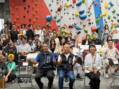 頂尖國手齊聚！台中市長盃攀岩賽登場 首創「3人團體賽」考驗默契