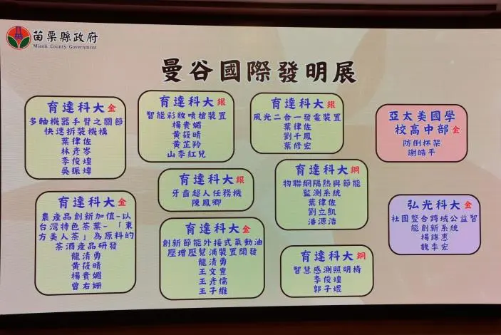圖片來源:苗栗縣政府