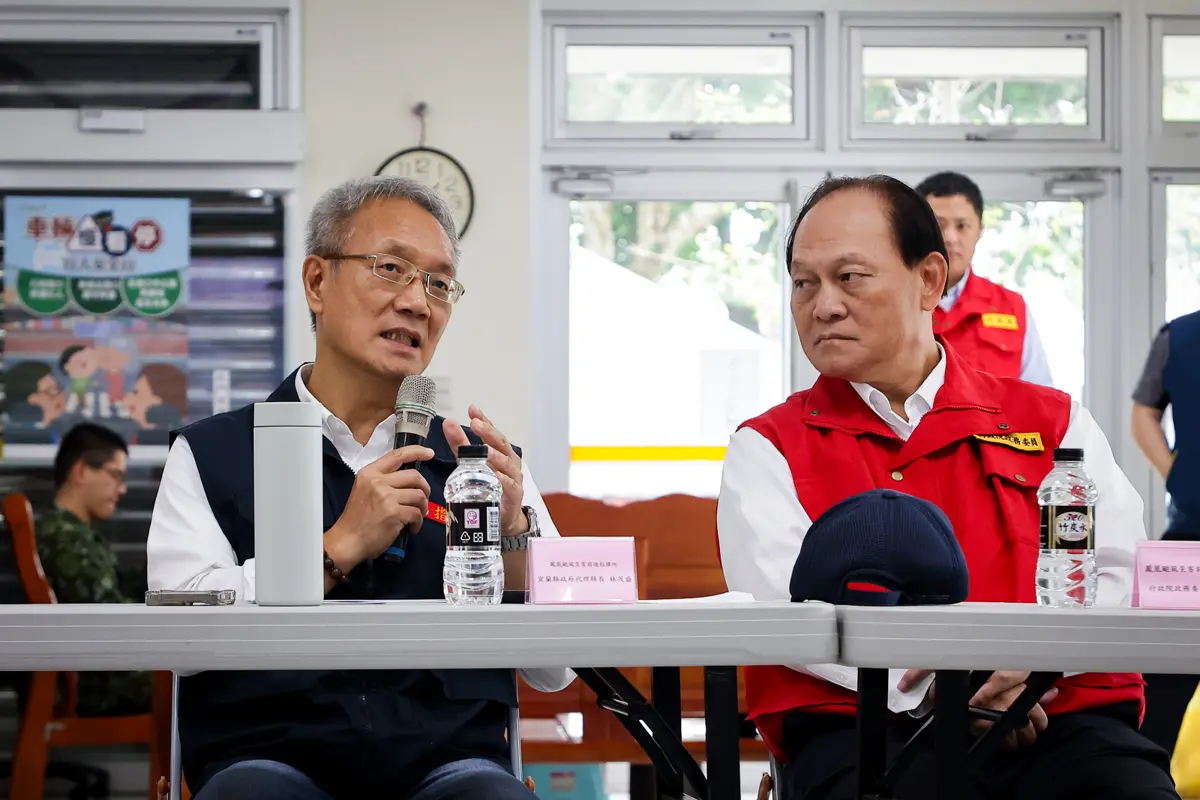 蘇澳大水退了!國軍、北市府總動員 季連成政委讚:宜蘭縣府復原神速