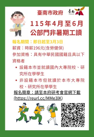 圖片來源:臺南市政府