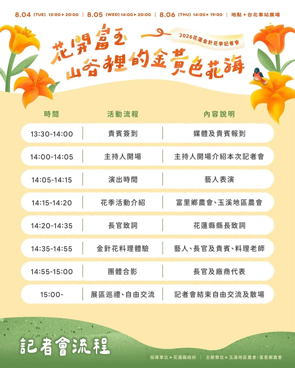圖片來源:花蓮縣政府