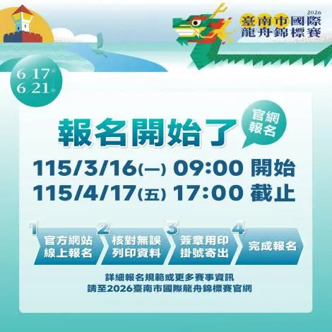 圖片來源:臺南市政府