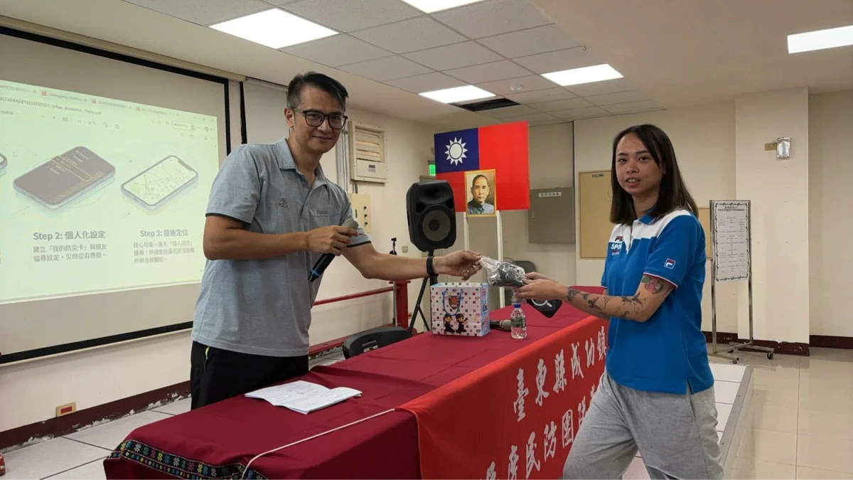 8月12日東部防空演習將登場!成功分局前進社區實地教學「就地避難」關鍵步驟