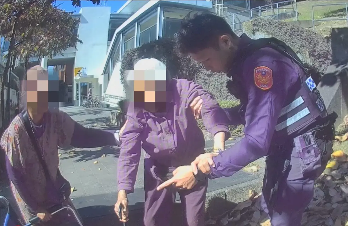 寒流急凍!內湖老婦路倒顫抖 暖警「輪椅護送」平安返家
