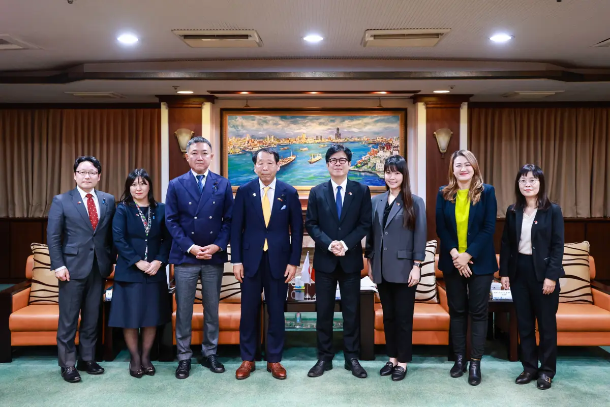 高雄、熊本深化結盟!陳其邁會見日方議員團,聚焦台積電效應與智慧交通