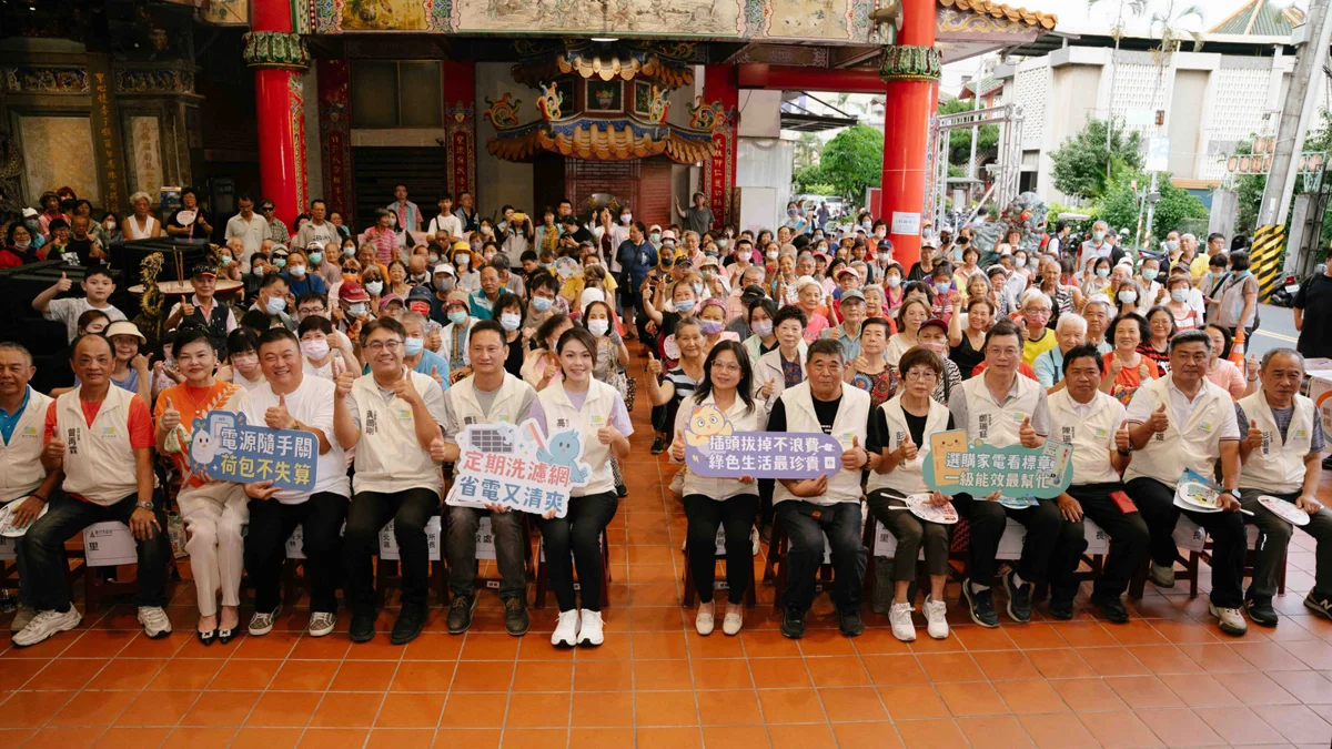 打造幸福新竹!高虹安走入基層推廣節電,報告重大建設與社福成果