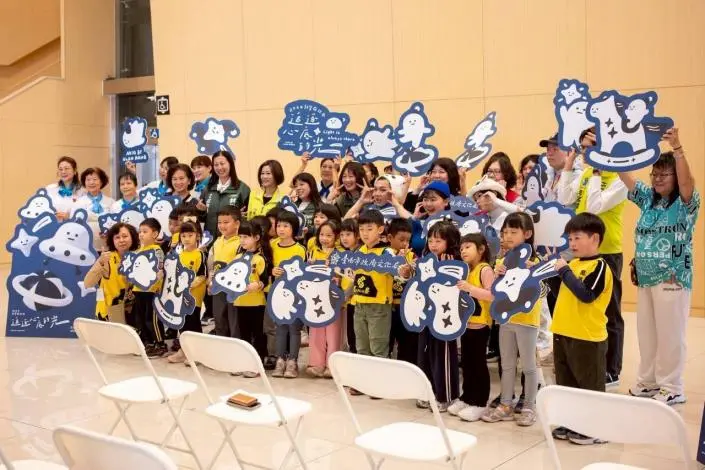 新營變身大型療癒樂園!「雲朵AH!Q」降落新營文化中心,純白市集、限定列車1/30開跑