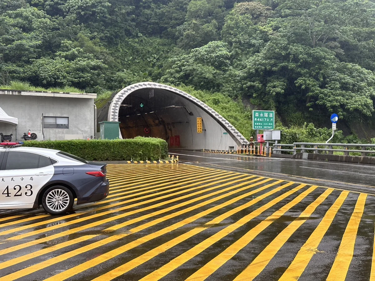 草埔森永隧道9/15夜間封閉!北上車道維修4小時,替代路線一次看
