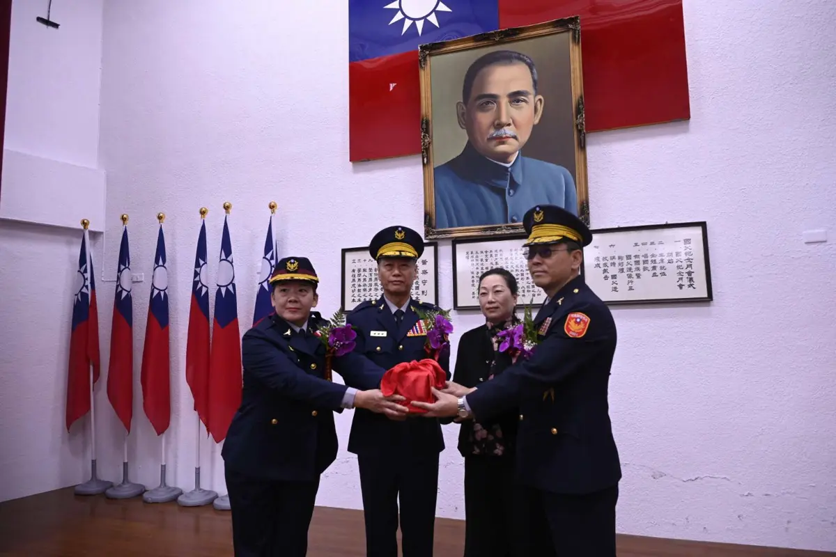 花蓮警界新局長范織坤上任!徐榛蔚交付3大任務:力拼治安、打詐、交通