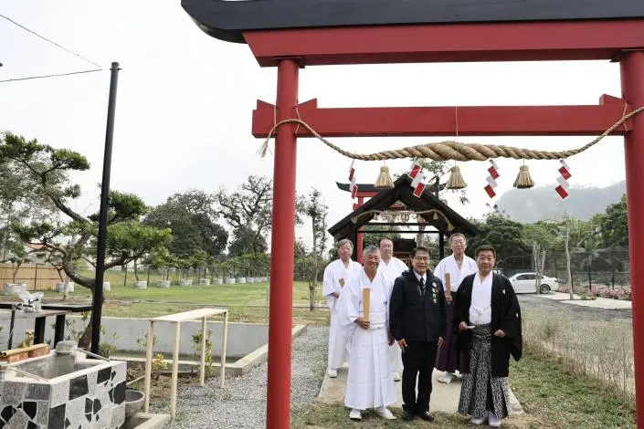 日本重機神社首度登台！海外首站落腳台南玉井，市長黃偉哲親臨見證