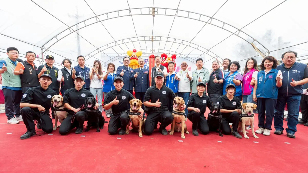 桃園警犬隊新家動土！張善政：打造專業基地強化治安，預計2027年啟用