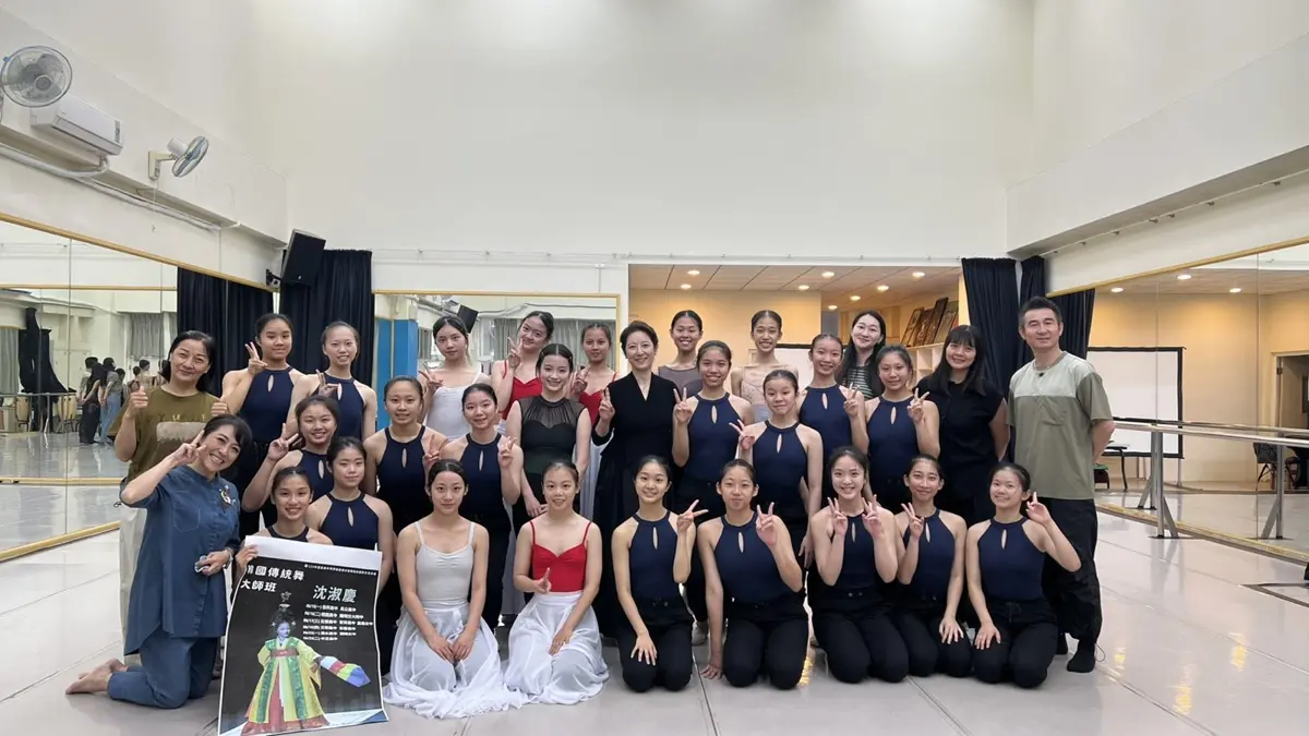 韓國傳統舞大師來台!沈淑慶親臨復興高中 帶領學子跨界體驗正宗舞動魅力