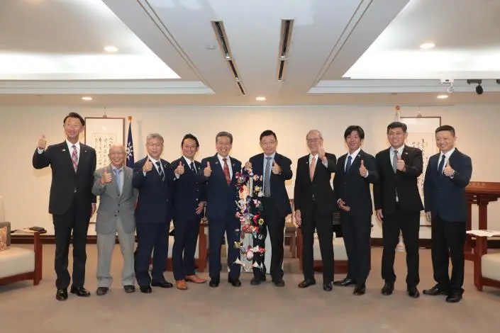 締盟兩週年!日本那珂市長先﨑光再訪台南,深化「飛虎將軍」情誼盼農產交流
