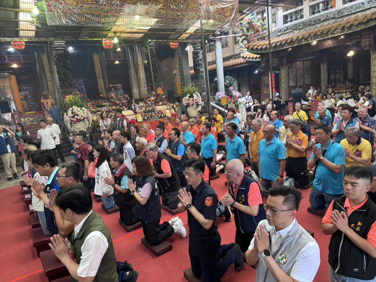 新莊地藏庵文武大眾爺聖誕!副市長劉和然參拜祈求合境平安