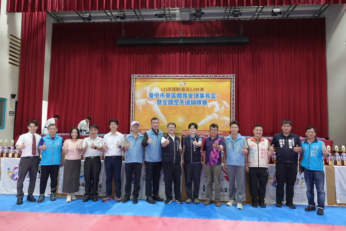 台中空手道大賽熱血開打！從幼稚園到67歲阿公全參賽，8位明日之星將征戰日本