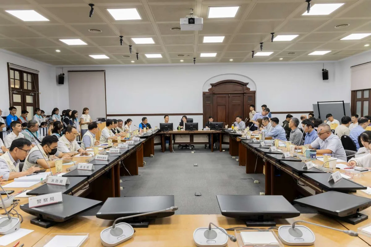 行政院動員業務訪評視察新竹市!高虹安親自主持,宣示打造全社會防衛韌性科技城