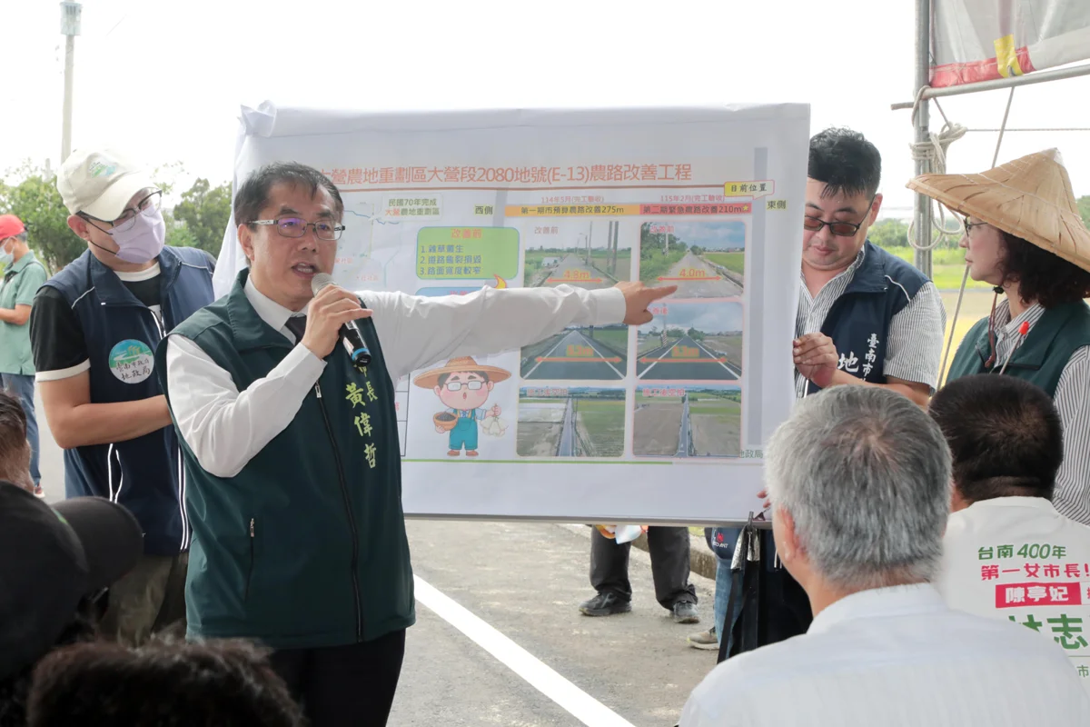 台南農產運輸「高速公路」再升級!8年砸77億狂修近2400公里農水路