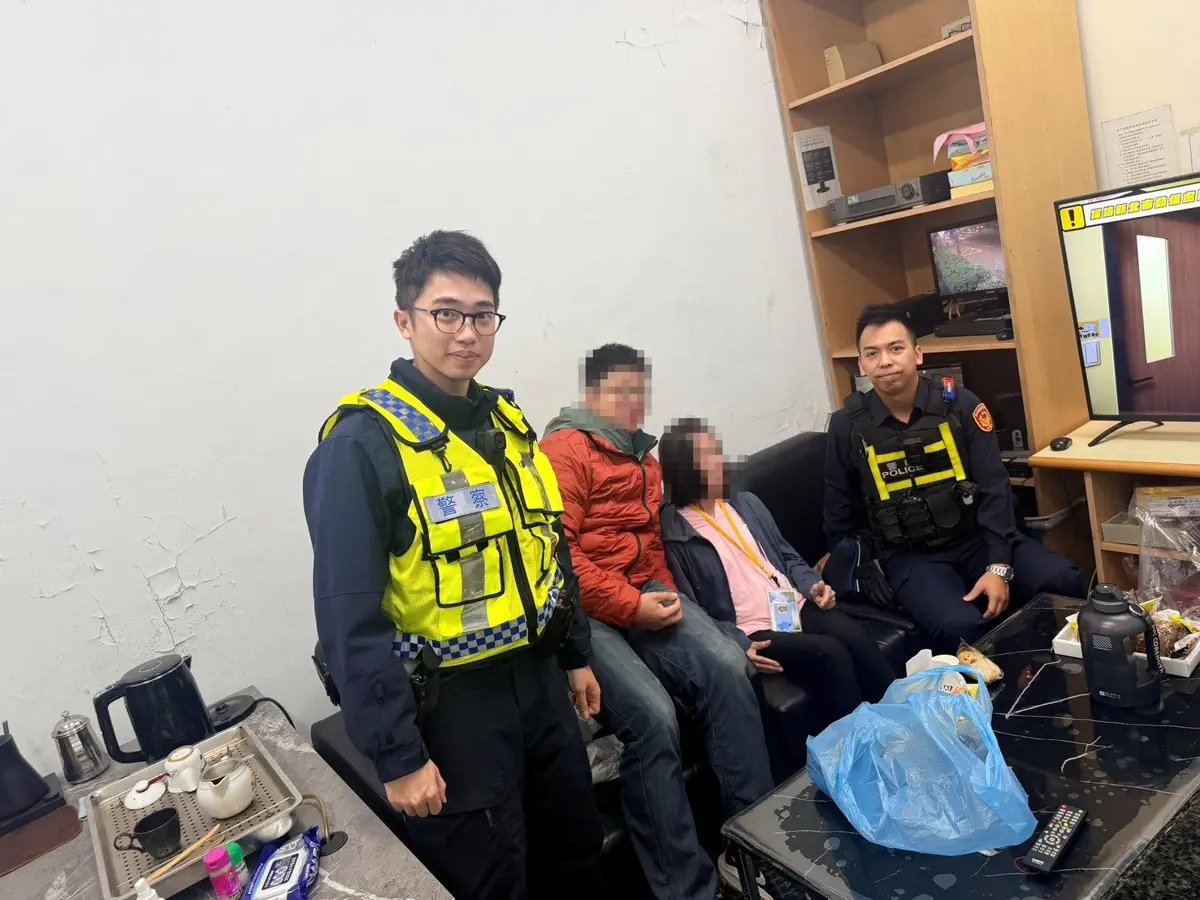 寒流夜迷途!北投警暖心救援64歲嬤,一張紙條助她重返溫暖家