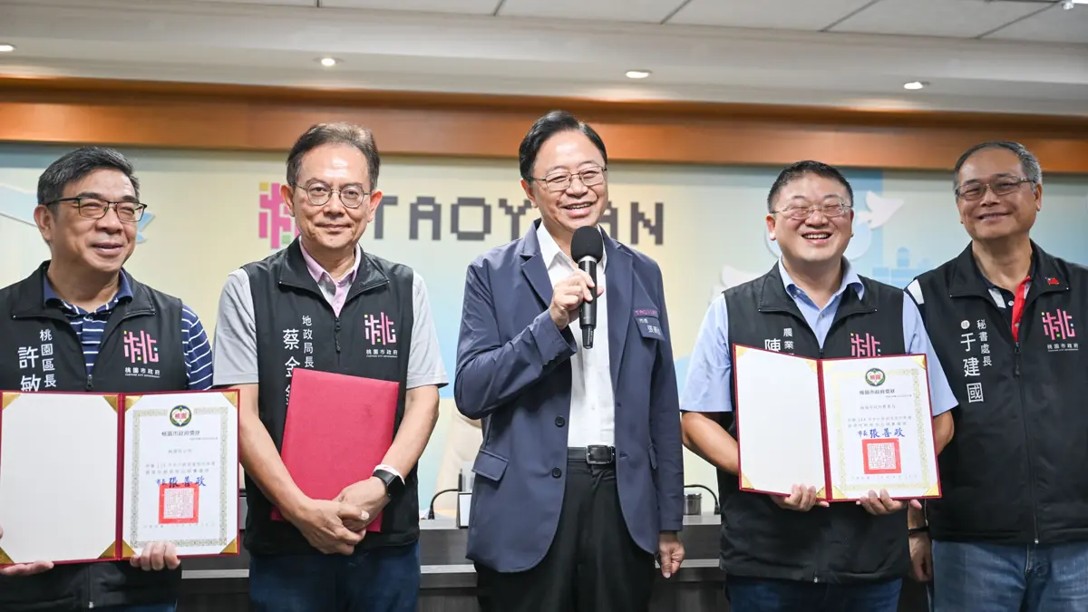 桃市府中元普渡超狂!農業局「千斤米猪」奪冠 張善政大讚:環保又吸睛